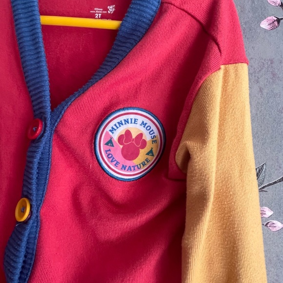 💕3 for $11💝Minnie cardigan size 2T - Picture 3 of 4